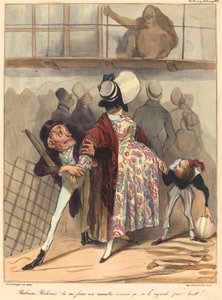 Bobonne... não olhe tanto para ele! de Honoré Daumier