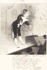 Carotte dramática de Honoré Daumier