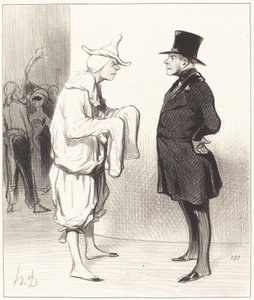 Cenoura de outfielder de Honoré Daumier