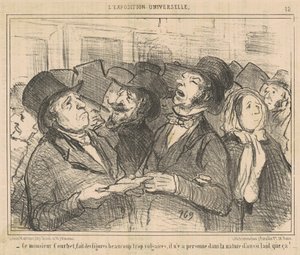 Este Monsieur Courbet, faz figuras... vulgares... de Honoré Daumier