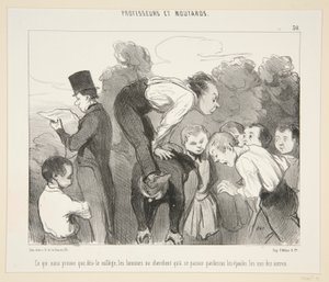 Isto prova-nos que, a partir do colégio de Honoré Daumier