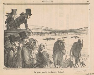 O que chamamos de prazeres do relvado de Honoré Daumier
