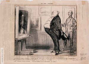 Estes Bons Parisiens- M. Prudhomme visitando as oficinas ... de Honoré Daumier