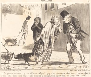Esses pobres animais... não se reconhecem... mais... de Honoré Daumier