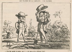 É bom para o jardim de Honoré Daumier
