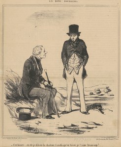 É estranho... de Honoré Daumier