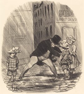 É bobagem ter no inverno,... de Honoré Daumier