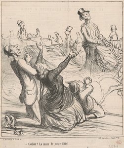 Verificar! A mão da nossa filha! de Honoré Daumier