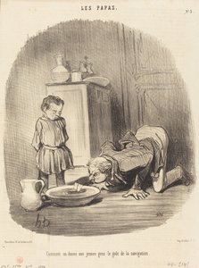 Como damos... o sabor da navegação de Honoré Daumier