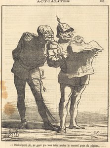 Obviamente não podemos... de Honoré Daumier