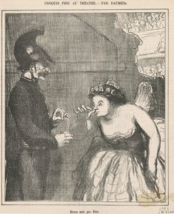 Deusa mas não orgulhosa de Honoré Daumier