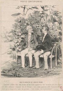 Duas antigas capacidades do antigo regime de Honoré Daumier
