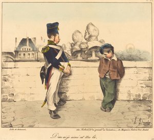 Deus eu amo esse ser de Honoré Daumier