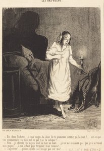 Diga, Bichette... o que você está pensando... de Honoré Daumier
