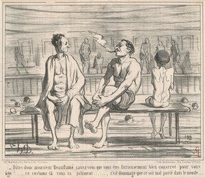 Diga, senhor Beaufumé... de Honoré Daumier