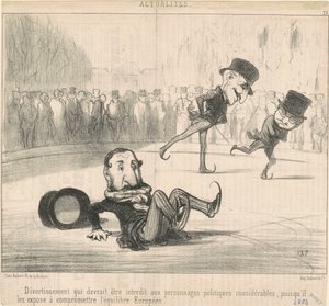 Entretenimento que deveria ser proibido... de Honoré Daumier