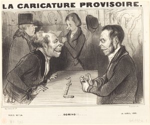 Dominó!! de Honoré Daumier