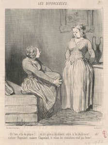 Ei! Ben, aqui está limpo! ... um diz ... de Honoré Daumier