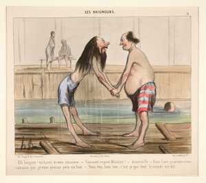 Oi Ola! prazer em conhecê-la de Honoré Daumier