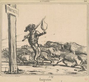 Emigração de Honoré Daumier