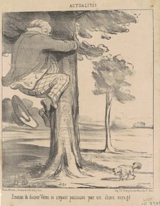 Emoção do Doutor Véron... de Honoré Daumier
