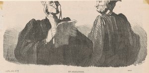 Na delicadeza de Honoré Daumier