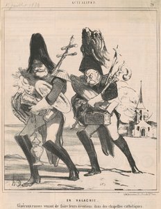 Na Valáquia de Honoré Daumier