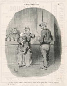 Aqui está um pequeno pochard! de Honoré Daumier