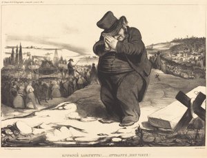Maldito Lafayette!... Peguem meu velho! de Honoré Daumier