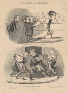 Entrada na classe do jovem Estancelin de Honoré Daumier