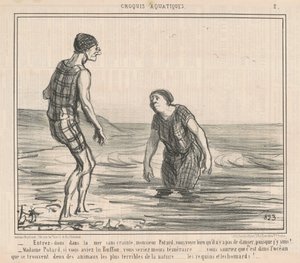 Entre no mar sem medo... de Honoré Daumier