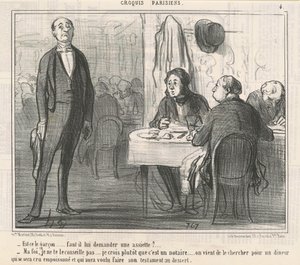 É o menino? de Honoré Daumier
