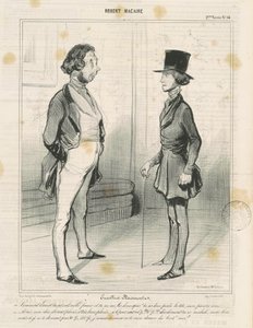 Excelente posicionamento de Honoré Daumier