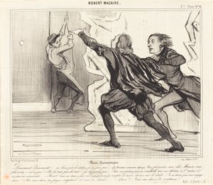 Farsa dramática de Honoré Daumier