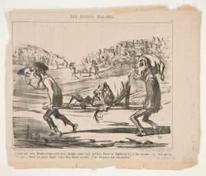 Você não deve se arrepender assim, meu pobre de Honoré Daumier