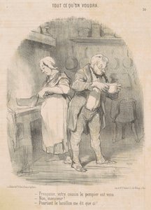 François, seu primo bombeiro veio... de Honoré Daumier