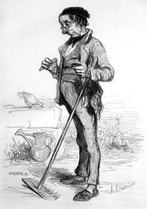 Anuidade de jardinagem de Honoré Daumier