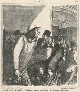 Grande trem divertido de Honoré Daumier