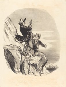 Guia, vamos... em nome do céu... de Honoré Daumier