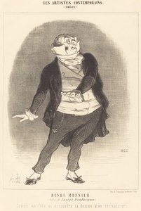 Henri Monnier (Role de Joseph Prudhomme) de Honoré Daumier