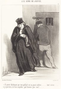 Il parait... que mon gaillard est un grand scélérat... de Honoré Daumier