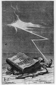 Ilustração para &39;Les Chatiments&39; (1853) por Victor Hugo (1802-85), 40ª edição publicada por J. Hetzel, 1872 de Honoré Daumier