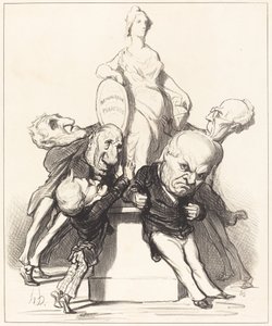 Eles afirmam que a apoiam de Honoré Daumier