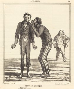 Irlanda e Jamaica - Paciência!... de Honoré Daumier