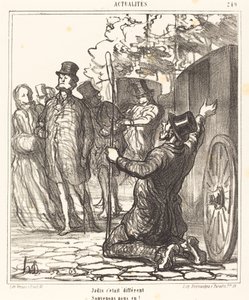 Costumava ser diferente de Honoré Daumier