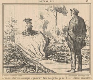 Eu adoraria ver um furacão... de Honoré Daumier