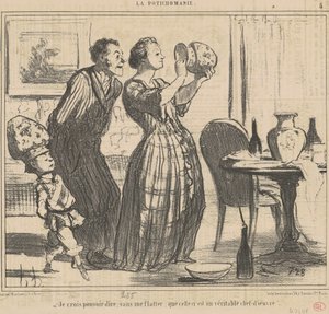Acho que posso dizer, sem me lisonjear... de Honoré Daumier