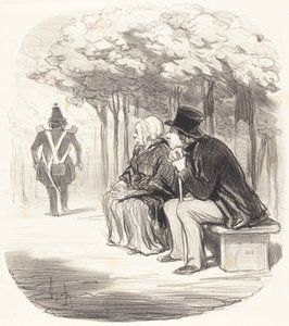 Não me surpreende que as mulheres tenham... gosto... de Honoré Daumier