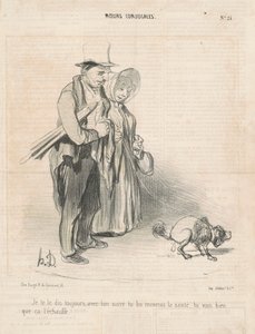 Eu sempre te digo, com seu açúcar... de Honoré Daumier