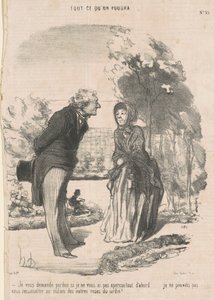 Peço desculpa se não te vi... de Honoré Daumier